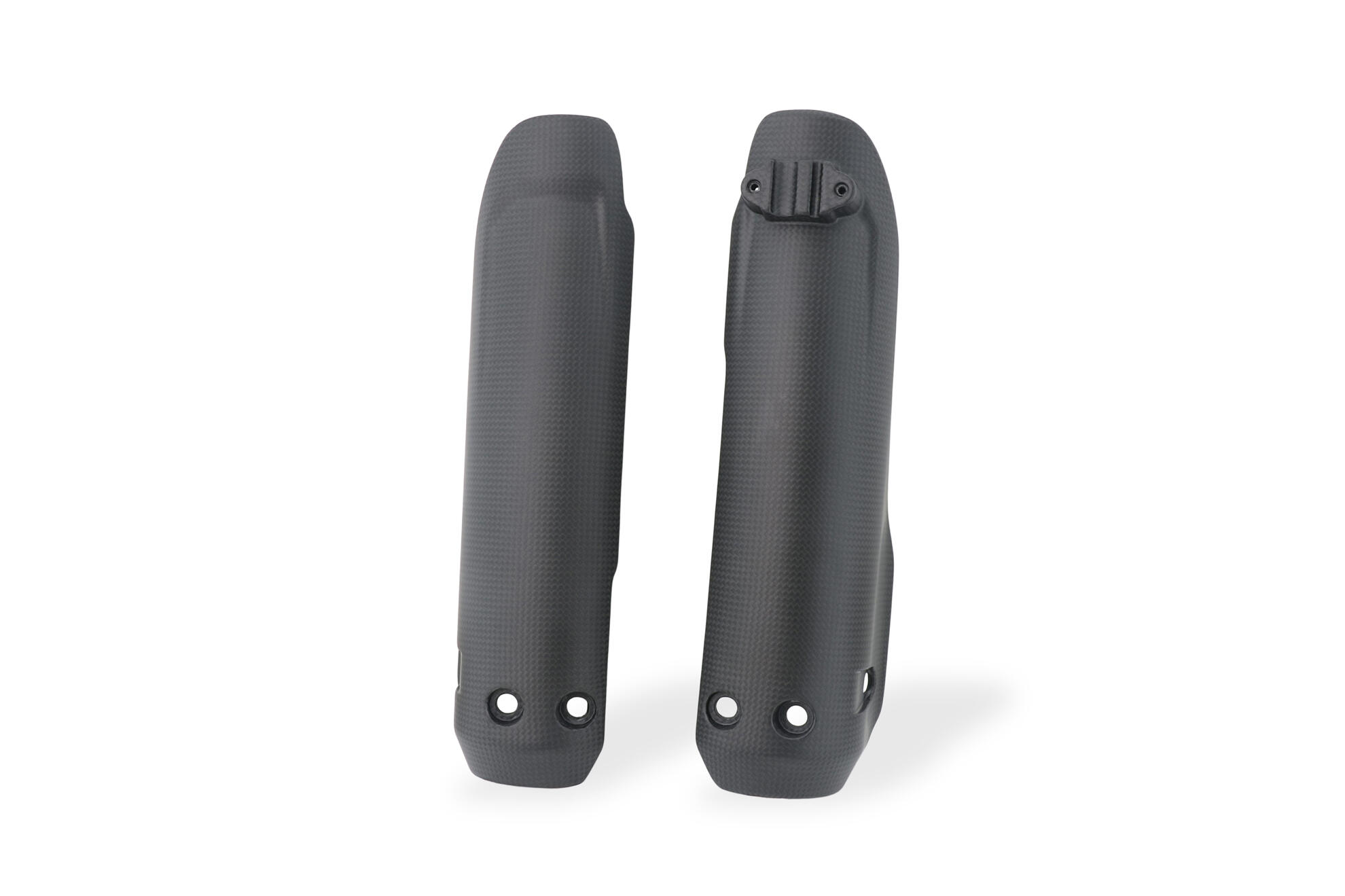 CNC Racing Carbon Fiber Front Fork Leg Protectors (pair) for the Ducati Hypermotard 698 Mono CNC Racing Carbon Fiber Front Fork Leg Protectors (pair) for the Ducati Hypermotard 698 Mono